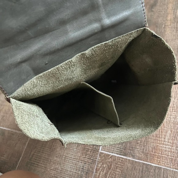 Leather Suede Wine Bag by VINTIUM Funny Wine Bag 02 Bottle Size - Picture 6 of 9